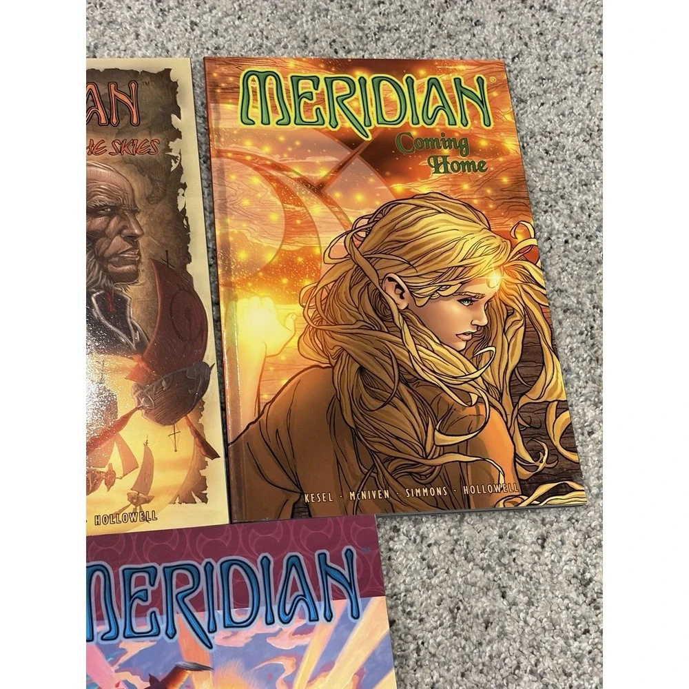 Meridian Comic Lot #1, 3, 4 CrossGen 2001 Action Fantasy Set